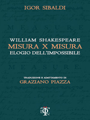 cover image of Misura x misura